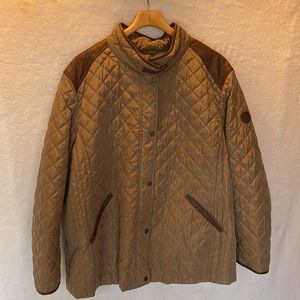 Lauren by Ralph Lauren Quilted Jacket Brown Size 3X